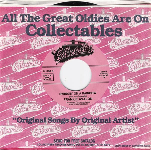 Single - Frankie Avalon - Swingin' On A Rainbow , Why