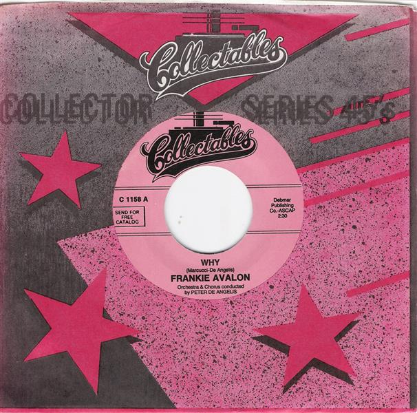 Single - Frankie Avalon - Swingin' On A Rainbow , Why