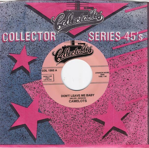 Single - Camelots - Don't Leave Me Baby, The Letter