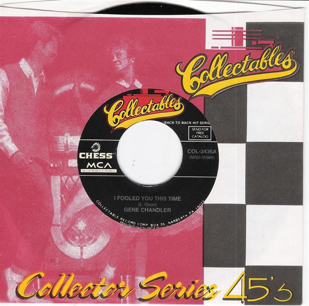 Single - Gene Chandler - I Fooled You This Time , To Be A Lover