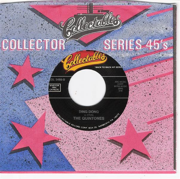 Single - VA - Ding Dong -The Quintones , Everyday I Have To Cry-Steve Alaimo