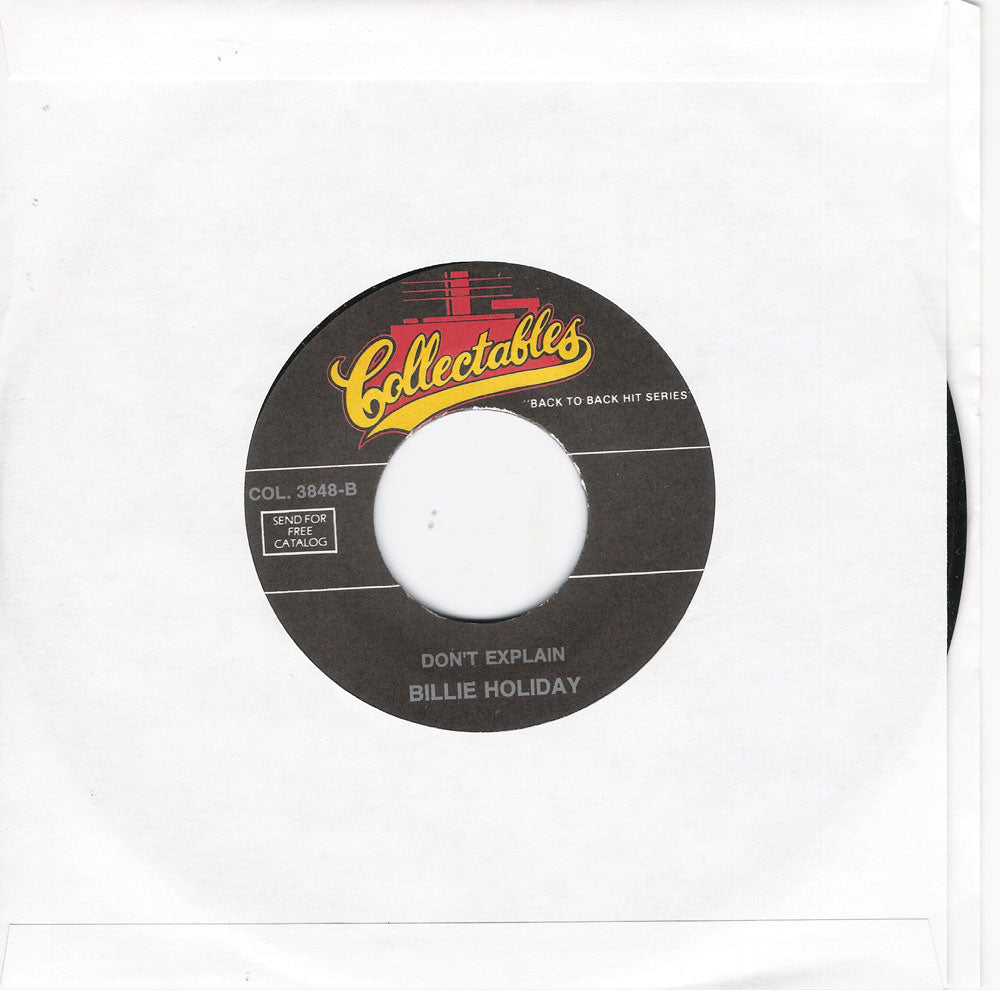 Single - Billie Holiday - Stormy Weather , Don't Explain