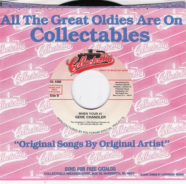 Single - Gene Chandler - Get Down , When You're #1