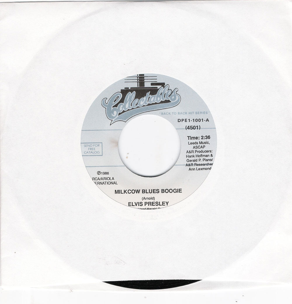 Single - Elvis Presley - Milkcow Blues , You're A Heartbreaker