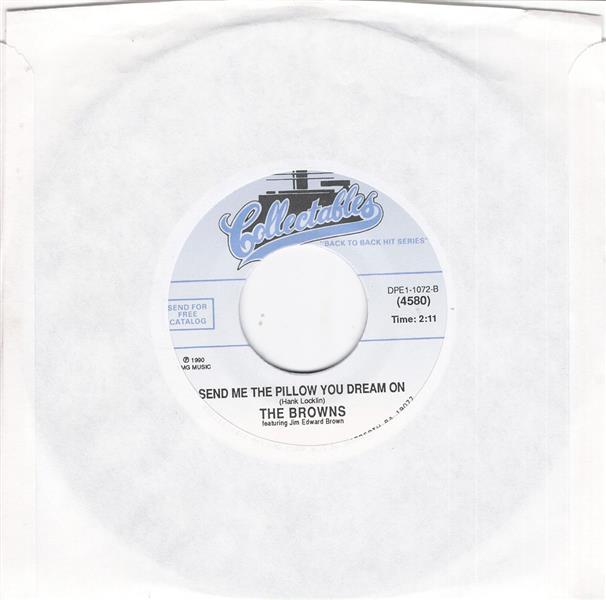 Single - Browns - The Old Lamplighter , Send Me The Pillow You Dream On