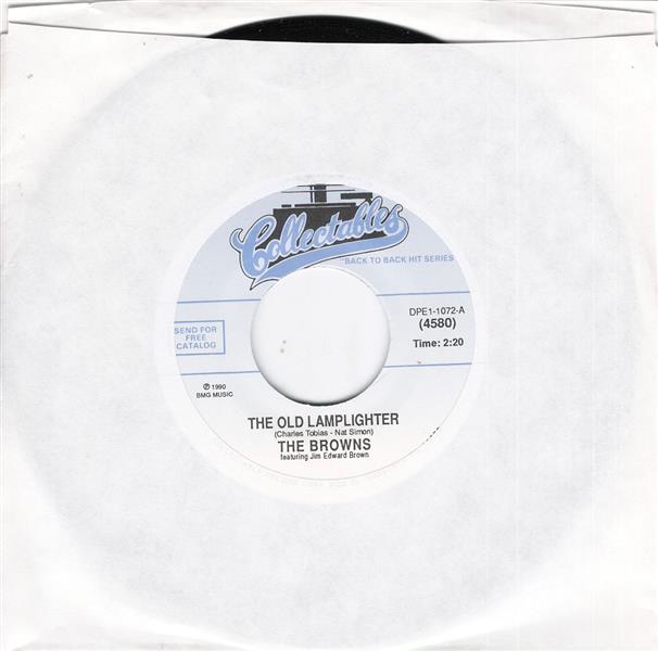 Single - Browns - The Old Lamplighter , Send Me The Pillow You Dream On