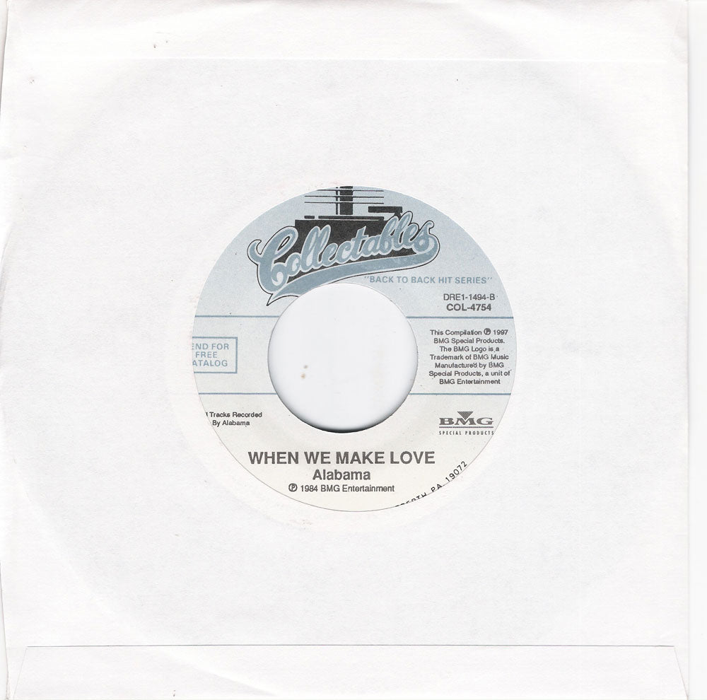 Single - Alabama - Roll On (Eighteen Wheeler) , When We Make Love