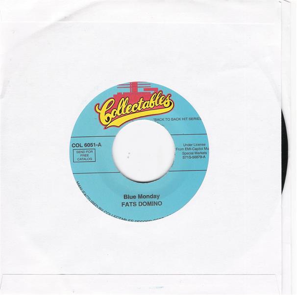 Single - Fats Domino - Blue Monday , My Blue Heaven