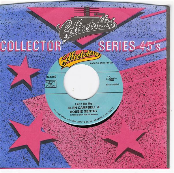 Single - VA - Let It Be Me - Glen Campbell & Bobbie Gentry , Queen Of The House-Jody Miller