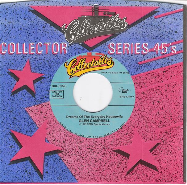 Single - Glen Campbell - Dreams Of The Everyday Housewife , True Grit