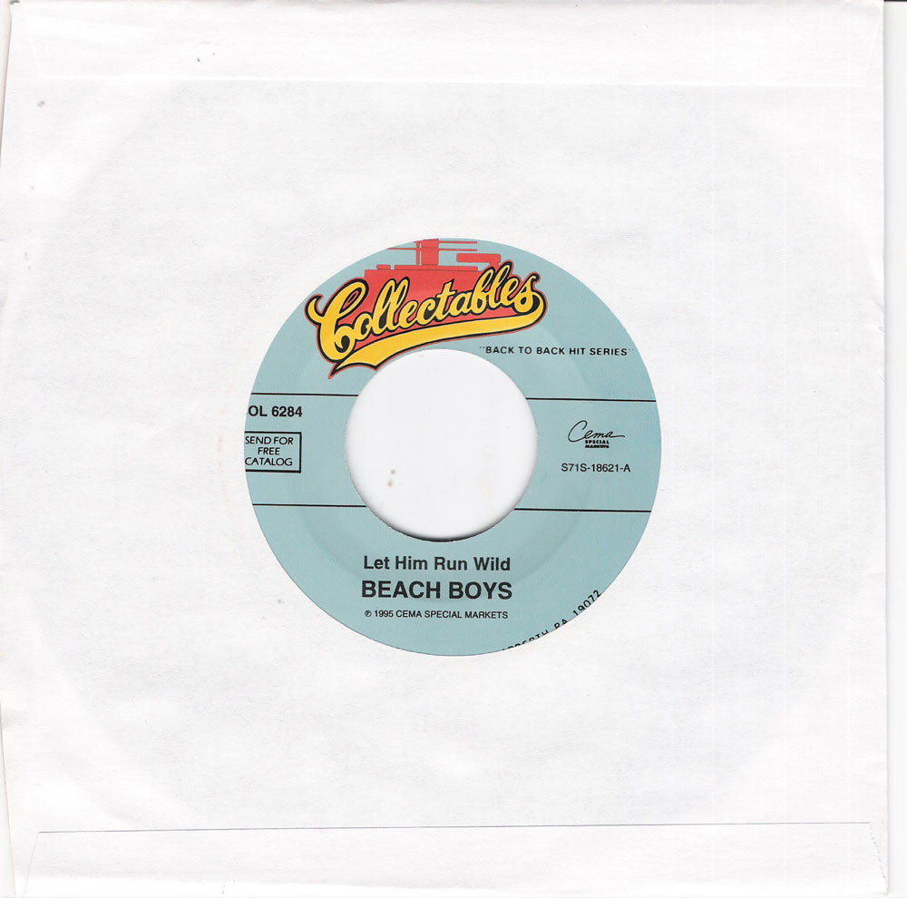 Single - Beach Boys - Let Him Run Wild , Do It Again