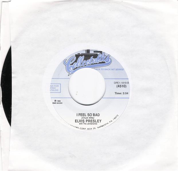 Single - Elvis Presley - Wild In The Country , I Feel So Bad