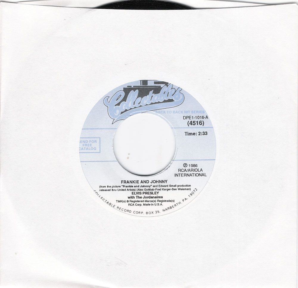 Single - Elvis Presley - Frankie & Johnny , Love Letters