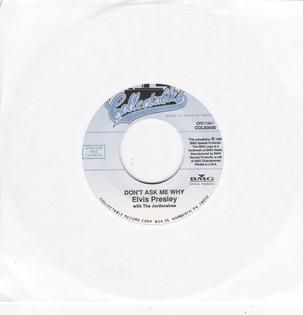 Single - Elvis Presley - Hard Headed Woman , Don't Ask My Why