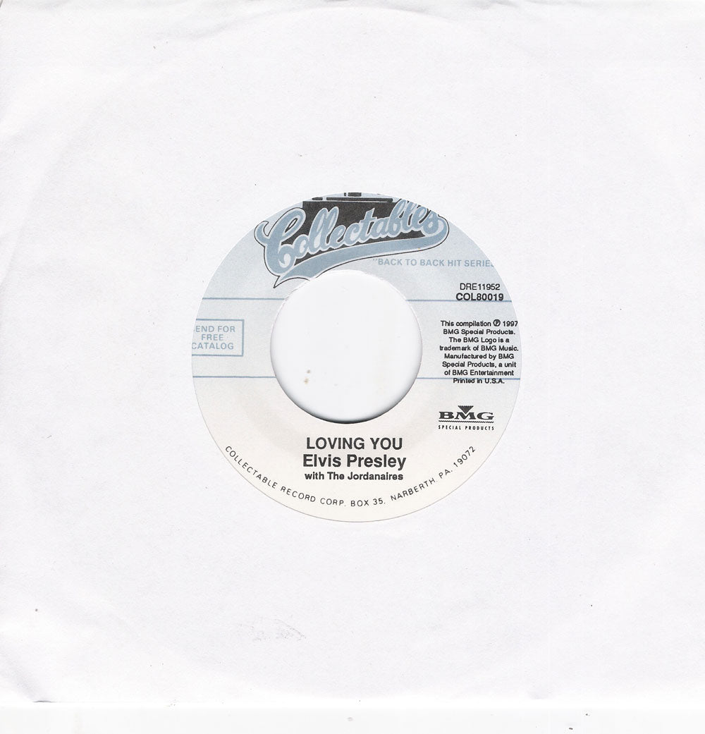 Single - Elvis Presley - Loving You , (Let Me Be Your) Teddy Bear