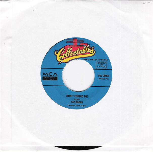 Single - Pat Boone - Don't Forbid Me , April Love