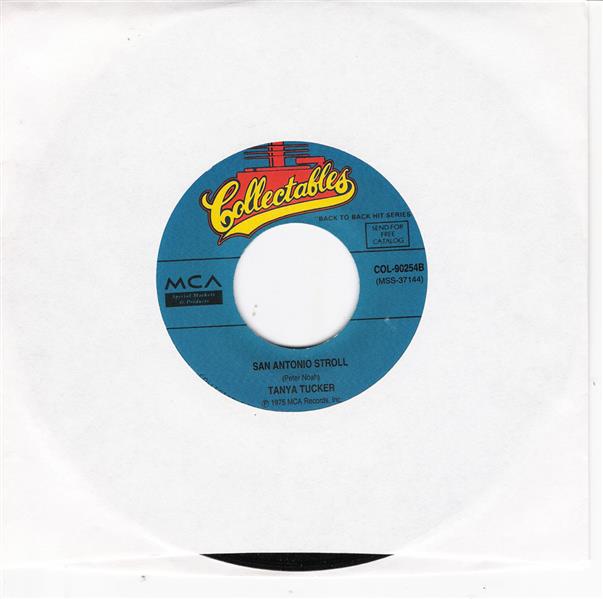 Single - Tanya Tucker - Lizzie And The Rainman , San Antonio Stroll