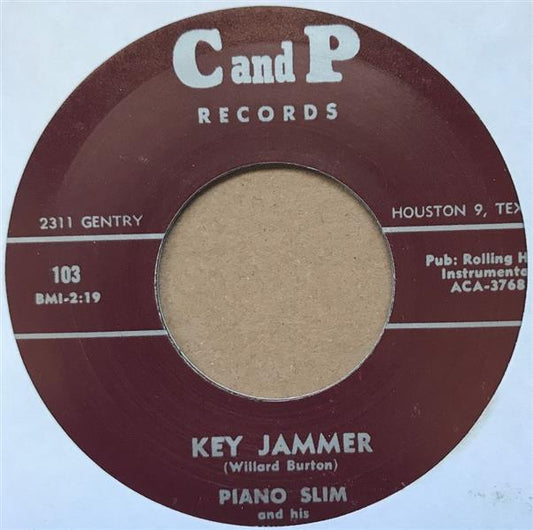 Single - Piano Slim - Lot Of Shakin’ Lot Of Jivin / Key Jammer