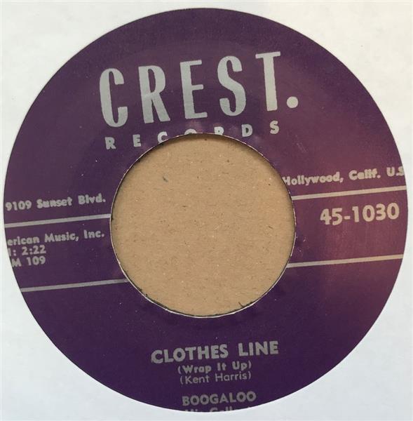 Single - Boogaloo - Cops & Robbers / Clothes Line