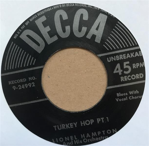 Single - Lionel Hampton - Turkey Hop Parts 1 & 2