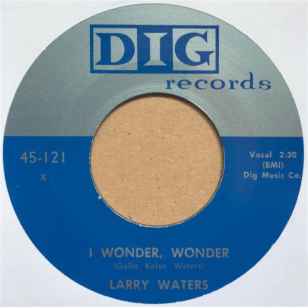 Single - VA - Larry Waters - I Wonder, Wonder / Preston Love - Country Boogie