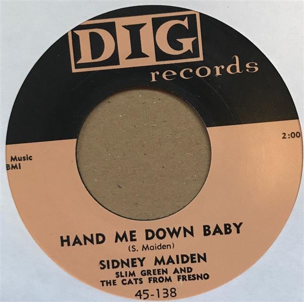 Single - VA - Johnny Otis - Turtle Dove / Sidney Maiden - Hand Me Down Baby