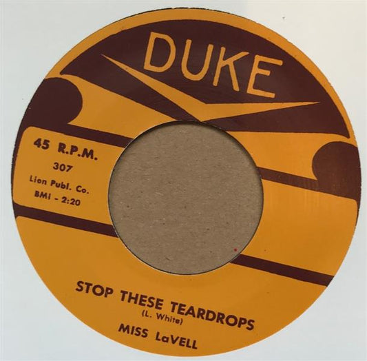 Single - Miss Lavell - Teen-Age Love / Stop These Teardrops