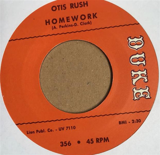 Single - Otis Rush - Homework / I Have To Laugh