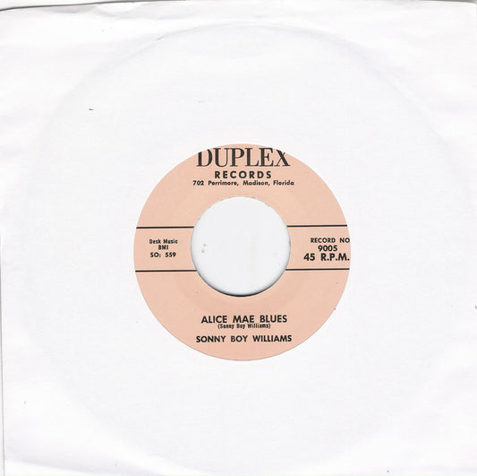 Single - Sonny Boy Williams - Alice Mae Blues, Opossum Rock
