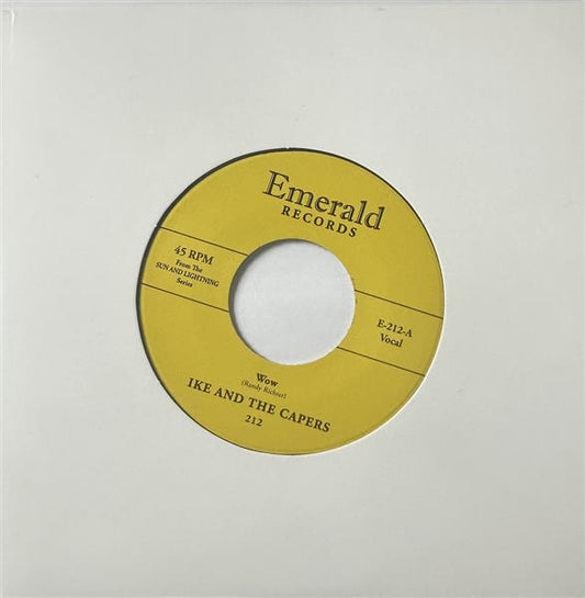 Single - Ike & the Capers - Wow, All I Can See Is Blue (white sleeve)