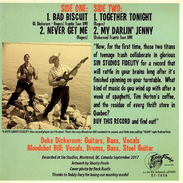 Single - Deke Dickerson & Bloodshot Bill - The Bad Biscuit EP