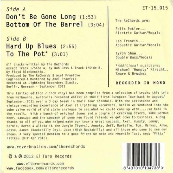 Single - Rechords - Bottom Of The Barrel