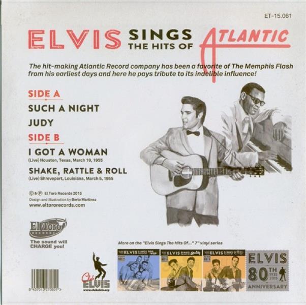 Single - Elvis Presley - Sings The Hits Of Atlantic, col.