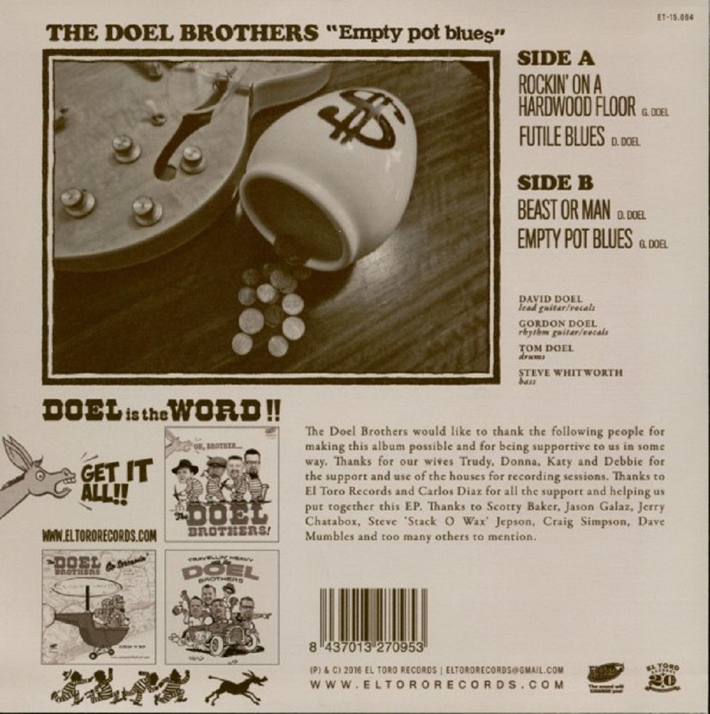 Single - Doel Brothers - Empty Pot Blues EP (+ Bonus CD)