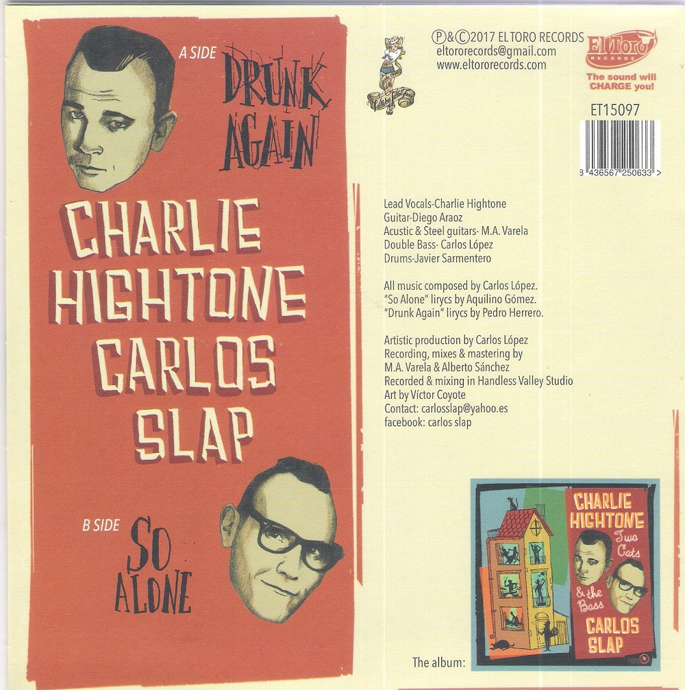 Single - Charlie Hightone & Carlos Slap - Two Cats & the Bass