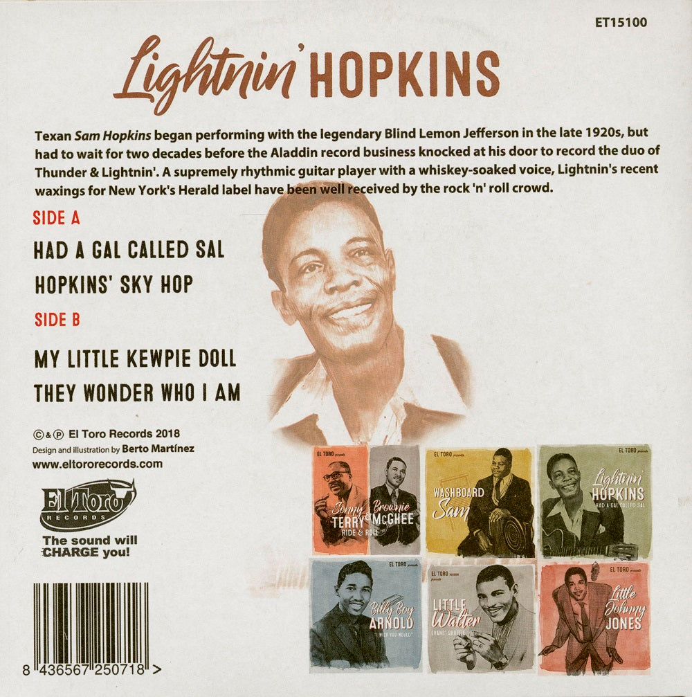 Single - Lightnin' Hopkins - Had A Gal Called Sal