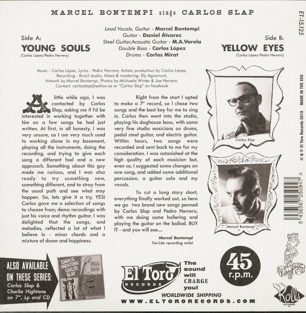 Single - Marcel Bontempi - Sings Carlos Slap