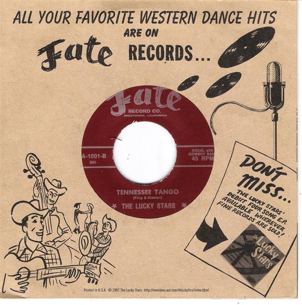 Single - Lucky Stars - Everybody's Fool, Tennessee Tango