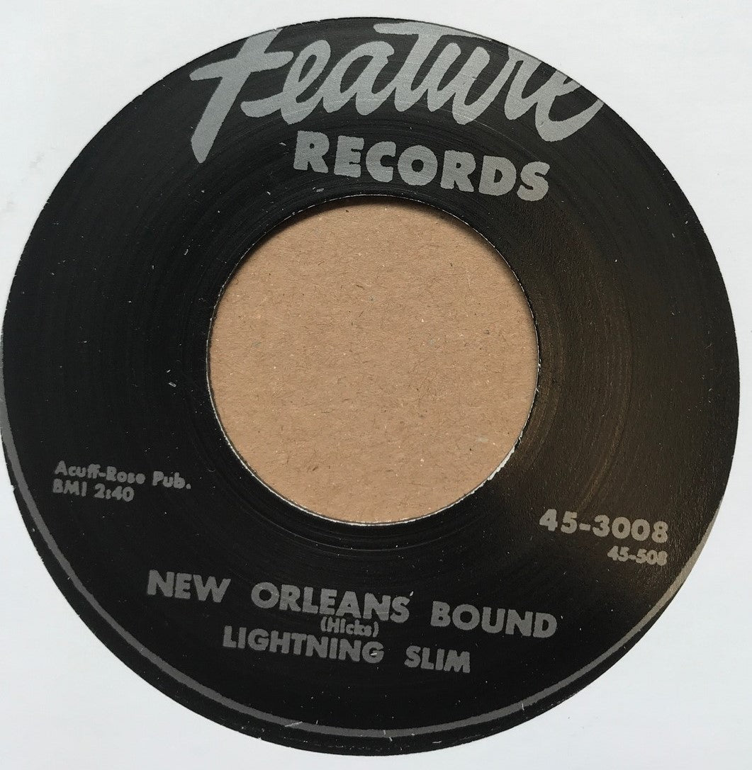 Single - VA - Lightnin’ Slim - New Orleans Bound / Mr. Rain - Who Dat?