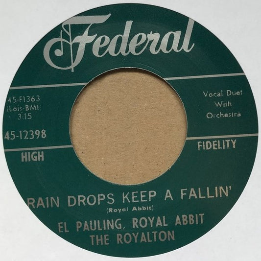 Single - El Pauling - Please, Please, Be Mine; Rain Drops Keep A Fallin'