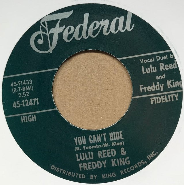 Single - Freddy King & Lulu Reed - You Can't Hide; Watch Over Me