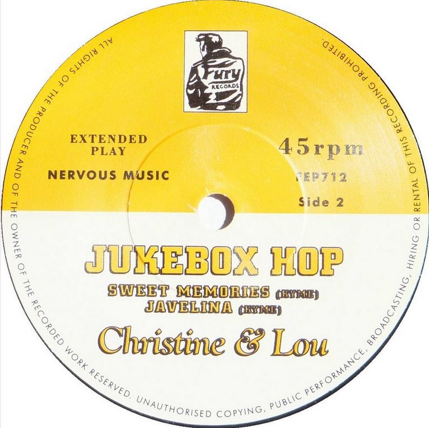 Single - Christine & Lou - Jukebox Hop