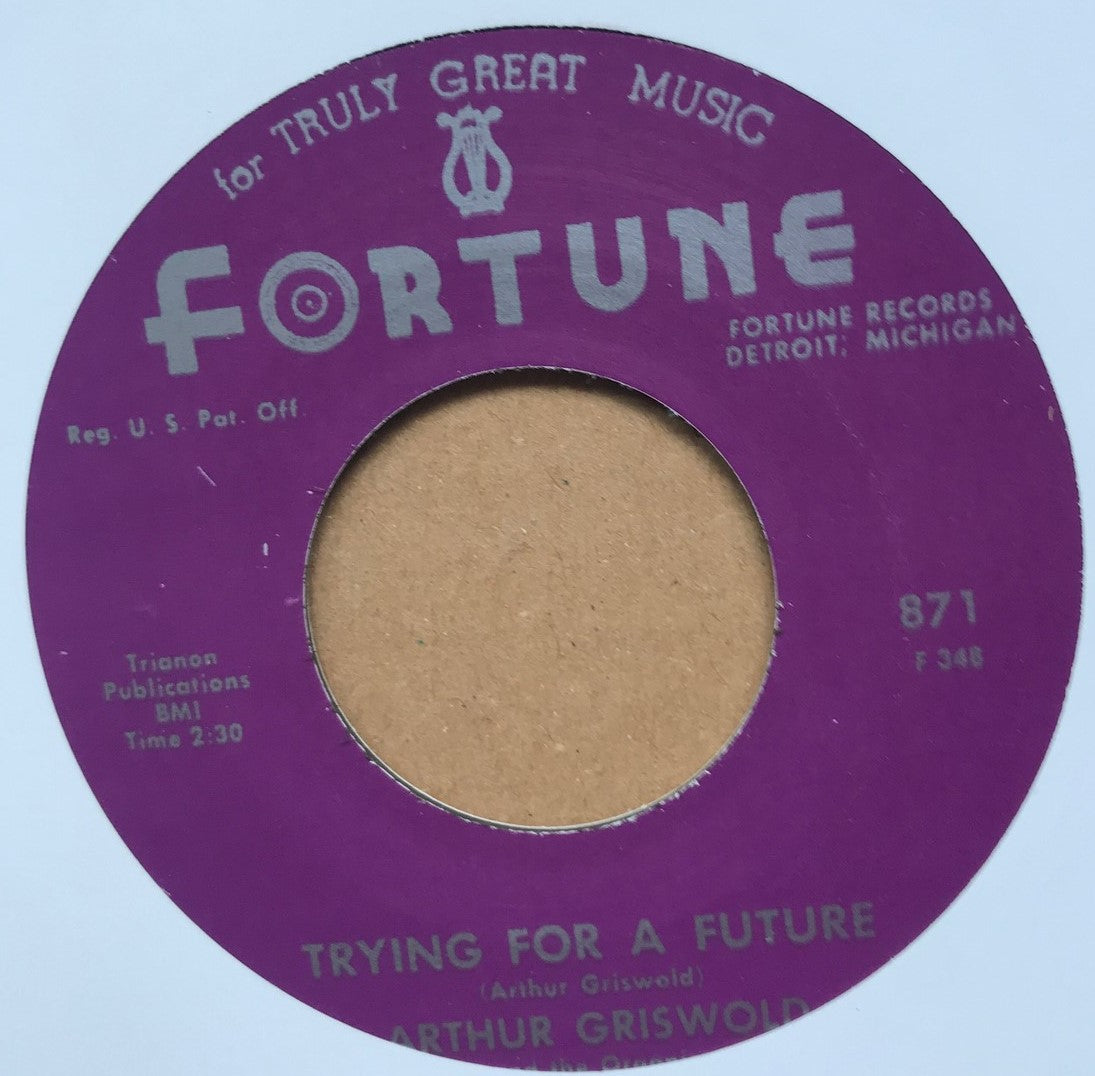 Single - Arthur Griswold - Pretty Mama Blues / Trying For A Future