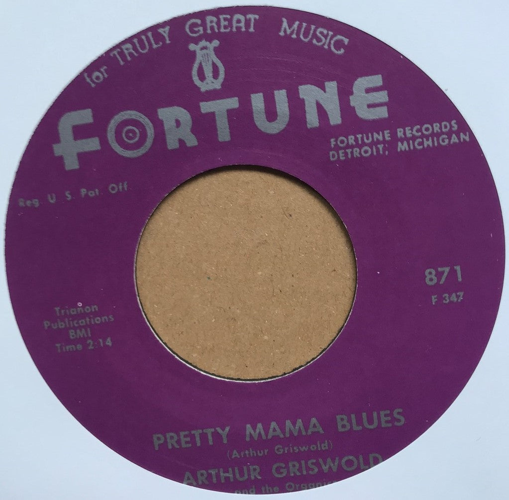 Single - Arthur Griswold - Pretty Mama Blues / Trying For A Future