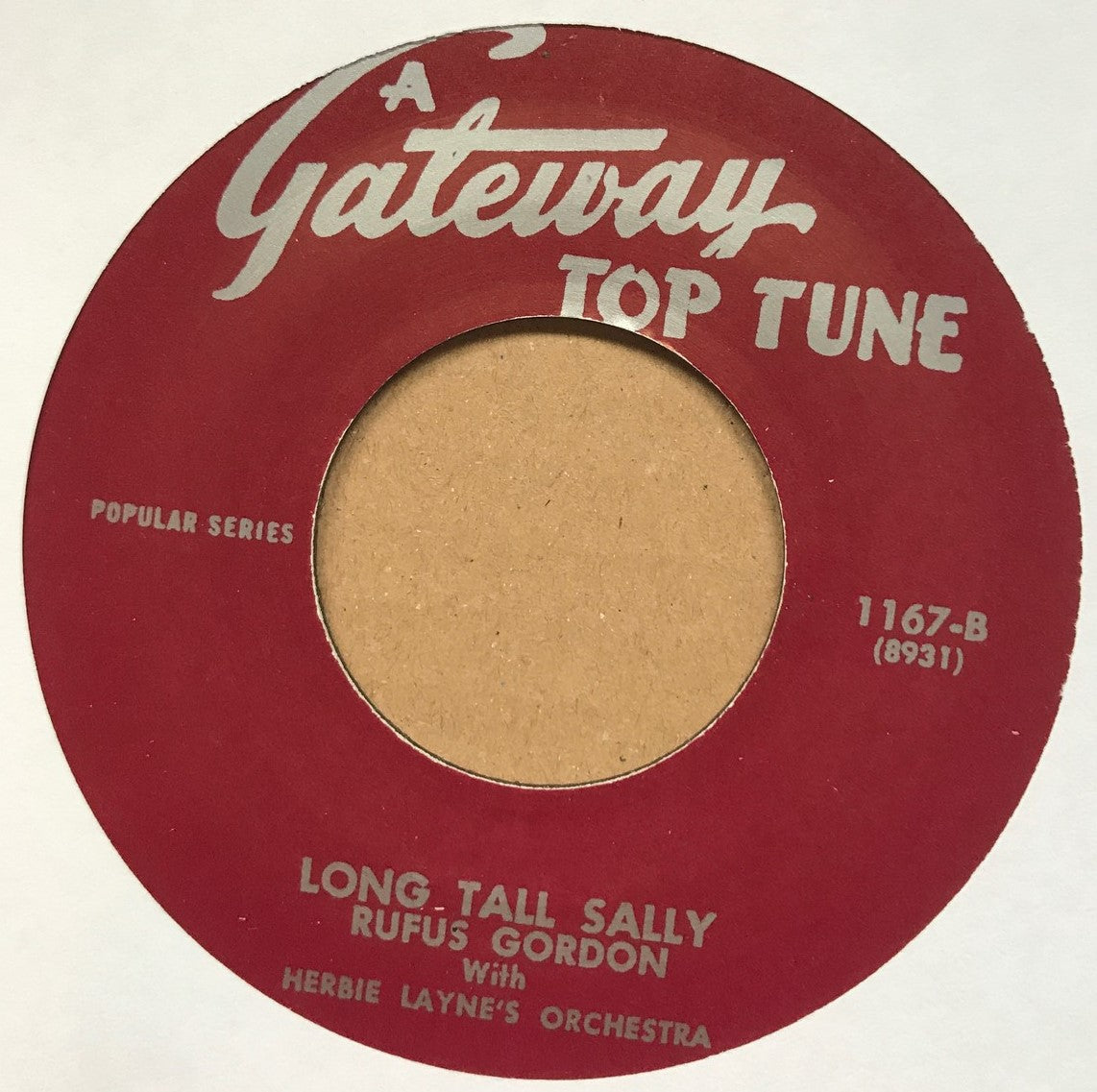 Single - Rufus Gordon - Long Tall Sally / Chuck Lovett - Short Fat Fannie