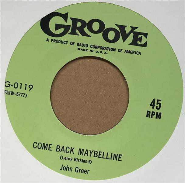 Single - John Greer - Bottle It Up & Go / Come Back Maybelline