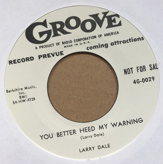 Single - VA - Buddy Lucas - High Low Jack / Larry Dale - You Better Heed My Warning