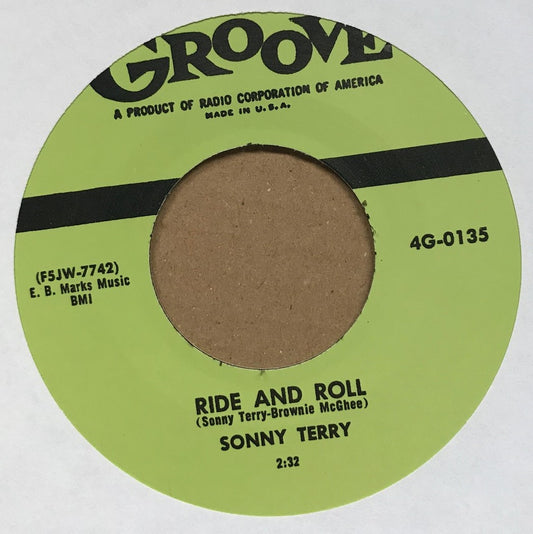 Single - Sonny Terry - Hootin' Blues #2; Ride And Roll