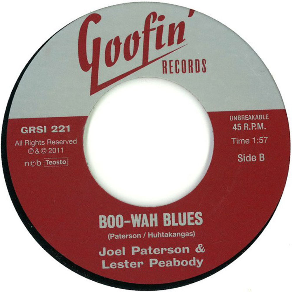 Single - Joel Paterson & Lester Peabody - Biscuitboardin' / Boo-Wah Blues