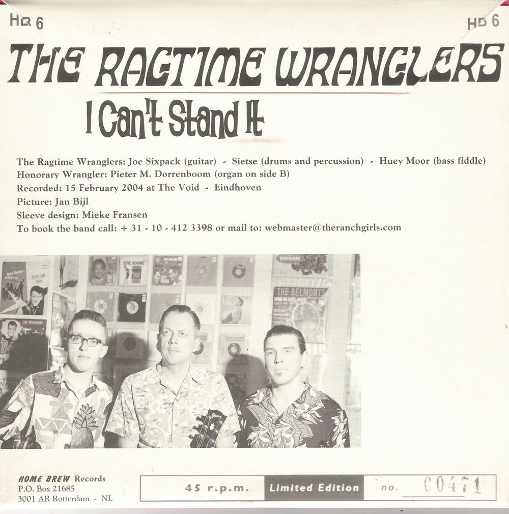 Single - Ragtime Wranglers - Low man on a Totempole